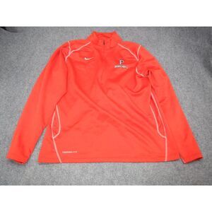 Nike Purdue Basketball Therma-Fit Half-Zip Pullover Men's XL Red Athletic Jacket